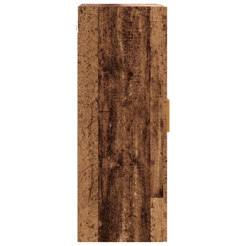 Bovenkast 69,5x34x90 cm oud houtkleurig is nu te koop bij PeponiXL, paradijselijk wonen!