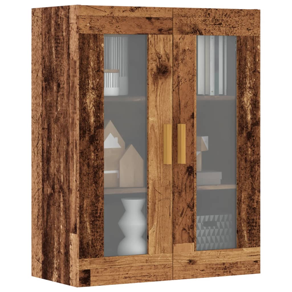 Bovenkast 69,5x34x90 cm oud houtkleurig is nu te koop bij PeponiXL, paradijselijk wonen!