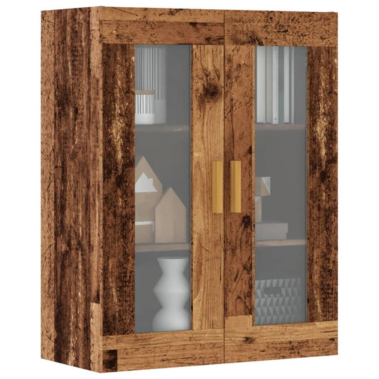 Bovenkast 69,5x34x90 cm oud houtkleurig is nu te koop bij PeponiXL, paradijselijk wonen!
