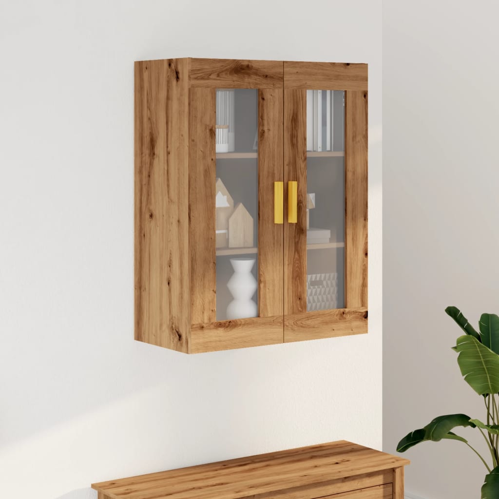 Bovenkast 69,5x34x90 cm artisanaal eikenkleurig is nu te koop bij PeponiXL, paradijselijk wonen!