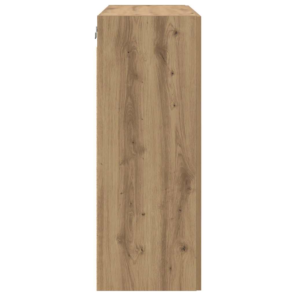 Bovenkast 69,5x34x90 cm artisanaal eikenkleurig is nu te koop bij PeponiXL, paradijselijk wonen!
