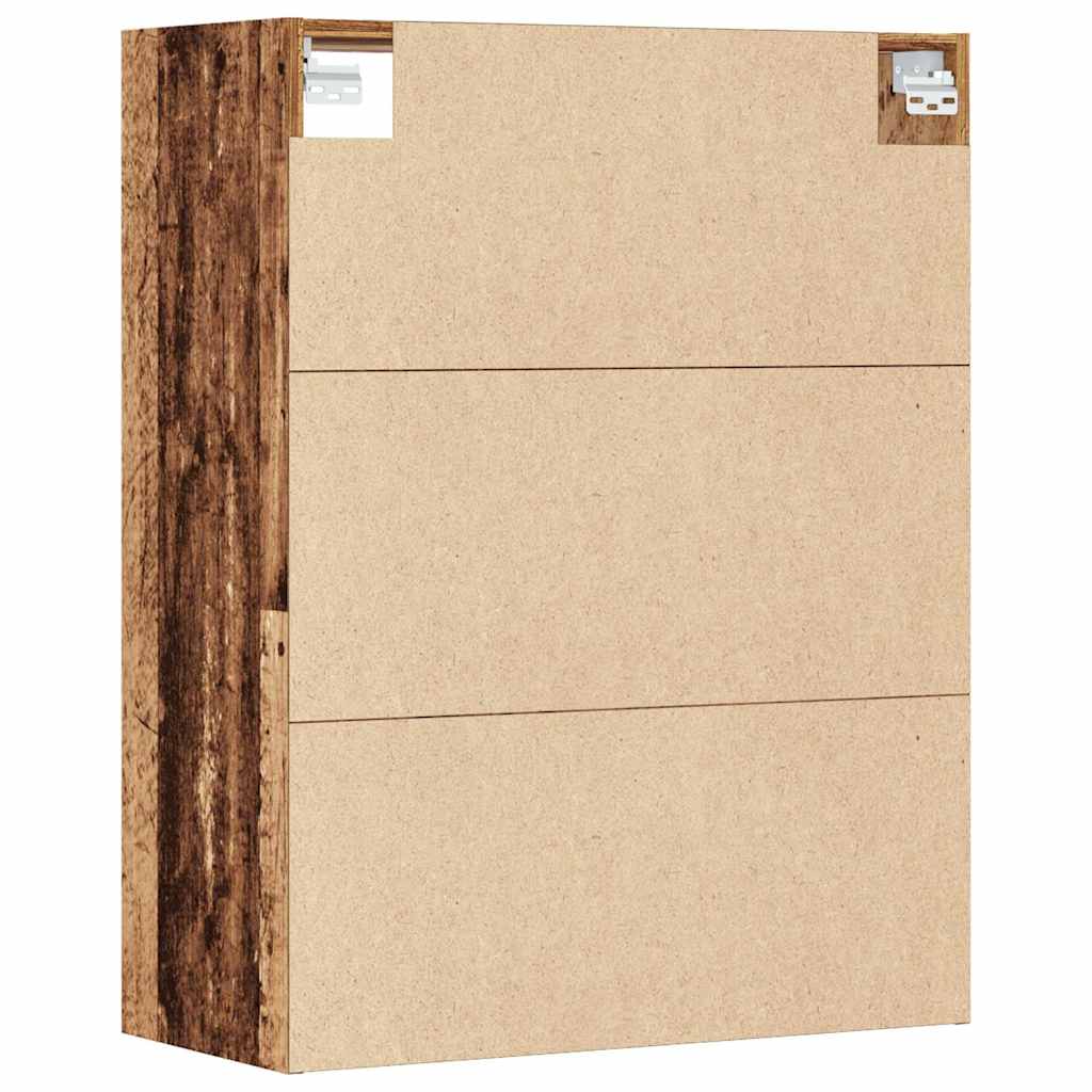 Bovenkast 69,5x32,5x90 cm oud houtkleurig is nu te koop bij PeponiXL, paradijselijk wonen!