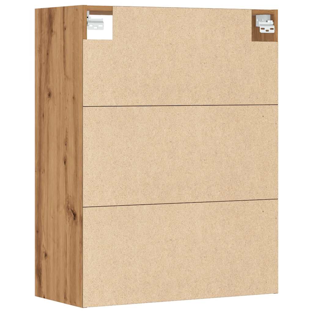 Bovenkast 69,5x32,5x90 cm artisanaal eikenkleur is nu te koop bij PeponiXL, paradijselijk wonen!