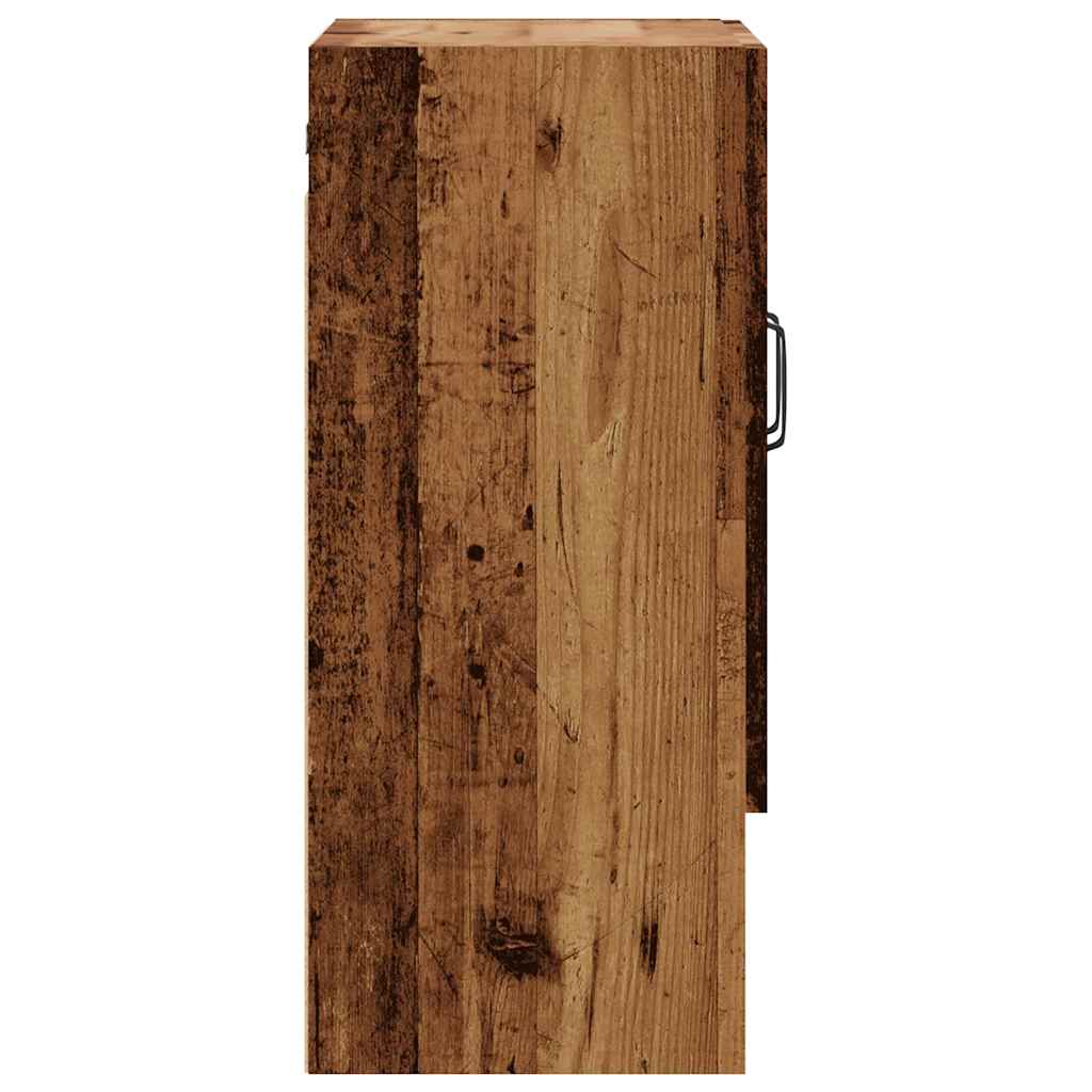 Wandkast 60x31x70 cm bewerkt hout oud houtkleurig is nu te koop bij PeponiXL, paradijselijk wonen!