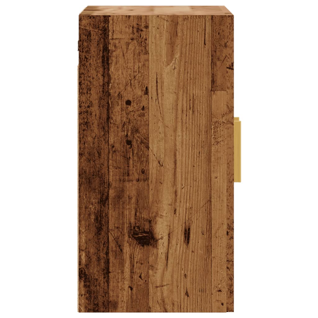Wandkast 60x31x60 cm bewerkt hout oud houtkleurig is nu te koop bij PeponiXL, paradijselijk wonen!