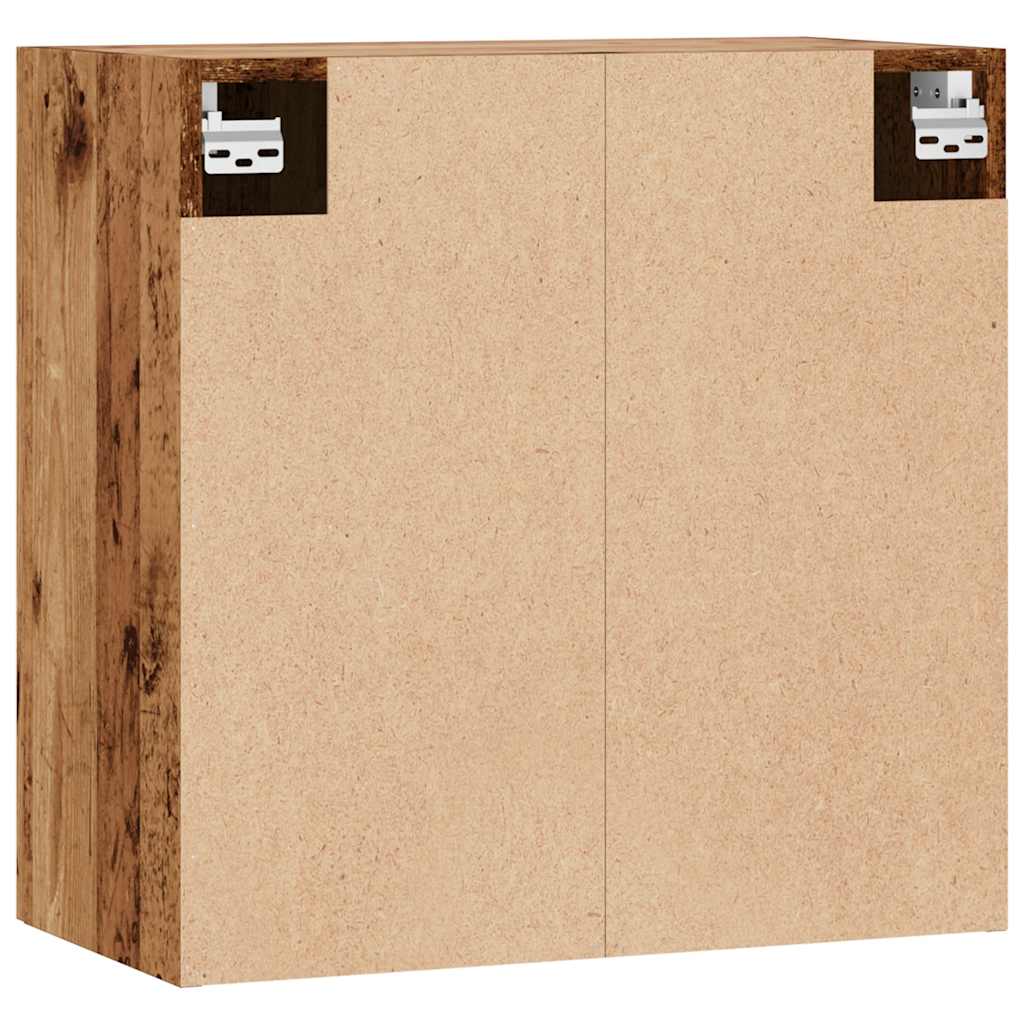 Wandkast 60x31x60 cm bewerkt hout oud houtkleurig is nu te koop bij PeponiXL, paradijselijk wonen!