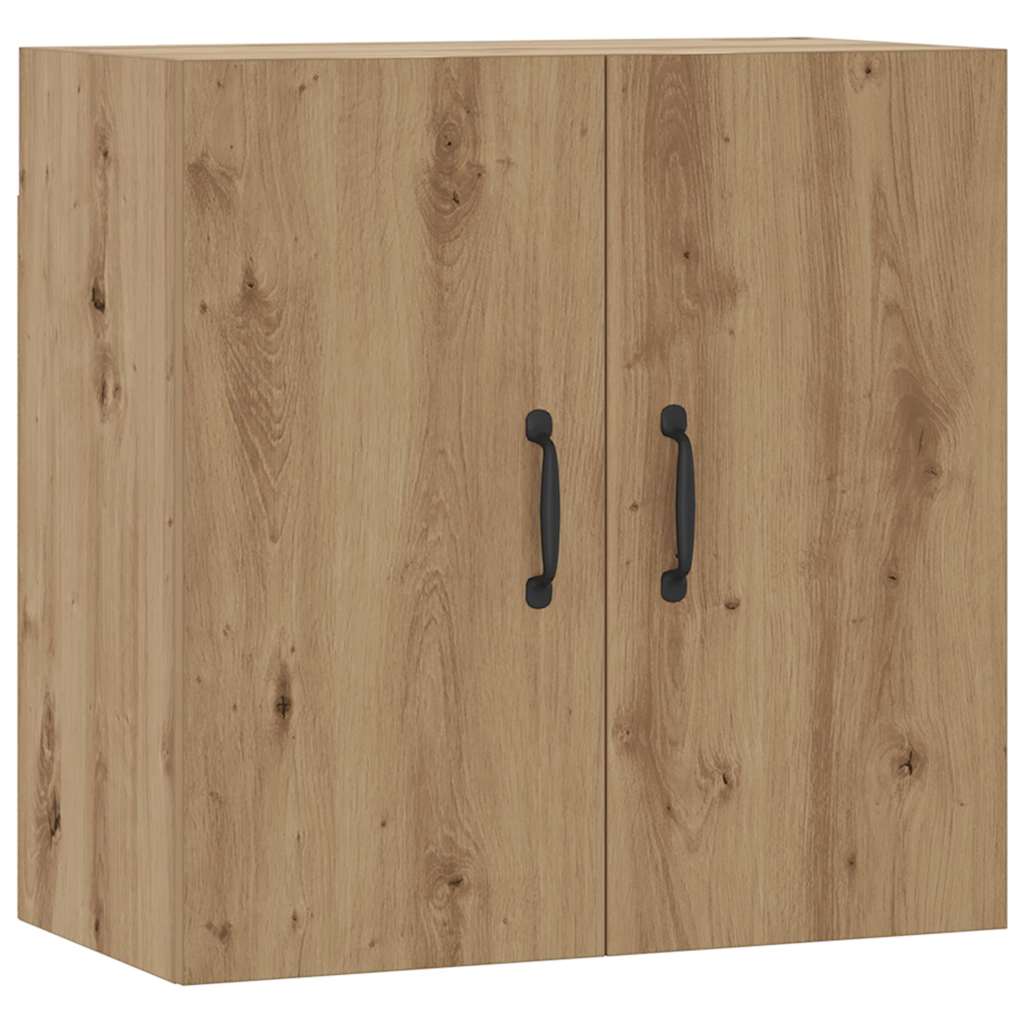Wandkast 60x31x60 cm bewerkt hout artisanaal eikenkleurig is nu te koop bij PeponiXL, paradijselijk wonen!