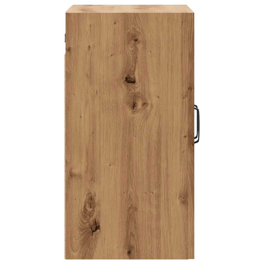Wandkast 60x31x60 cm bewerkt hout artisanaal eikenkleurig is nu te koop bij PeponiXL, paradijselijk wonen!