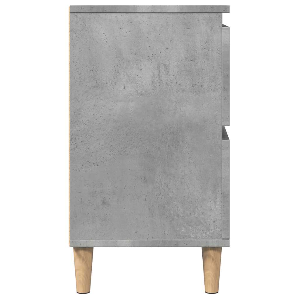 Wastafelkast 80x33x60 cm bewerkt hout betongrijs is nu te koop bij PeponiXL, paradijselijk wonen!