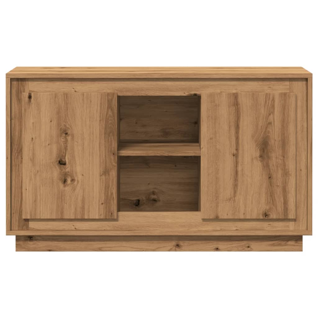 Dressoir 102x35x60 cm bewerkt hout artisanaal eikenkleurig is nu te koop bij PeponiXL, paradijselijk wonen!