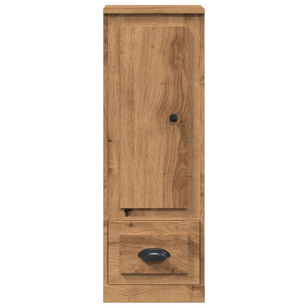 Hoge kast 36x35,5x103,5 cm bewerkt hout artisanaal eikenkleurig is nu te koop bij PeponiXL, paradijselijk wonen!
