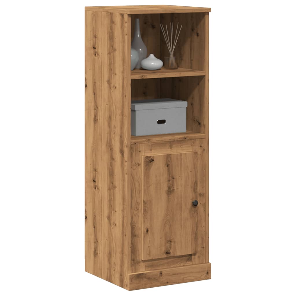Hoge kast 36x35,5x103,5 cm bewerkt hout artisanaal eikenkleurig is nu te koop bij PeponiXL, paradijselijk wonen!