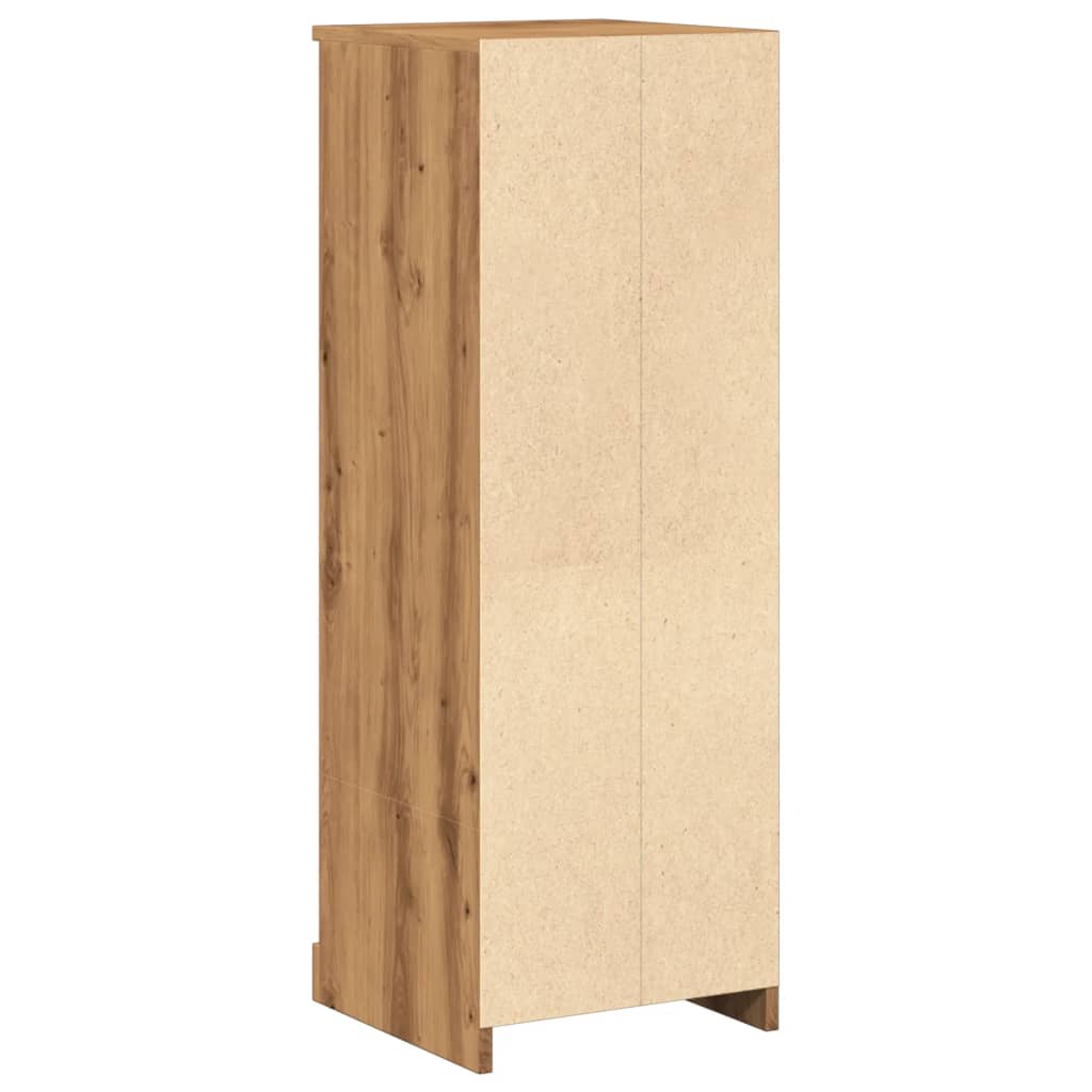 Hoge kast 36x35,5x103,5 cm bewerkt hout artisanaal eikenkleurig is nu te koop bij PeponiXL, paradijselijk wonen!