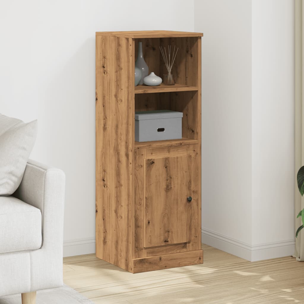 Hoge kast 36x35,5x103,5 cm bewerkt hout artisanaal eikenkleurig is nu te koop bij PeponiXL, paradijselijk wonen!