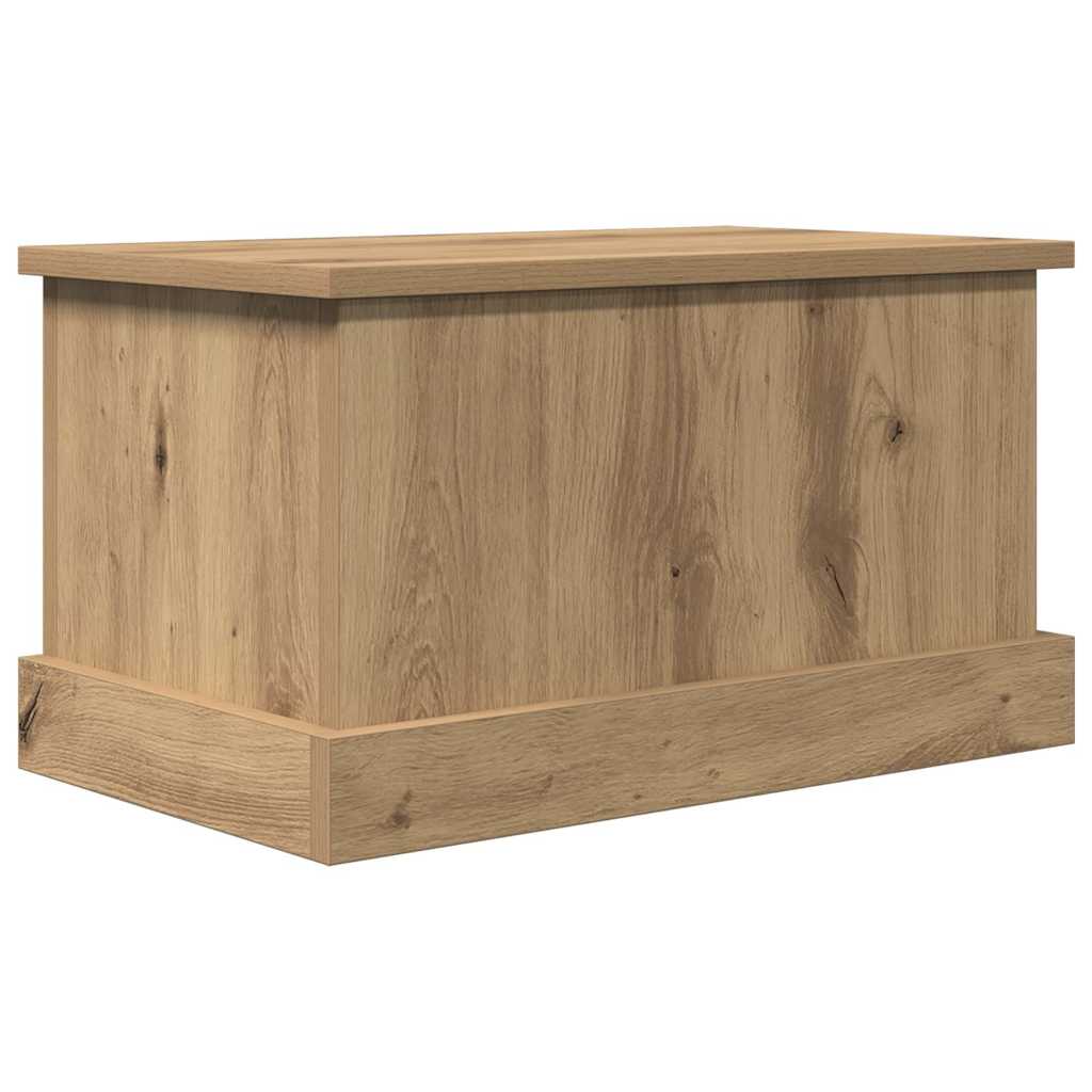 Opbergbox 30x50x28 cm bewerkt hout artisanaal eikenkleurig is nu te koop bij PeponiXL, paradijselijk wonen!