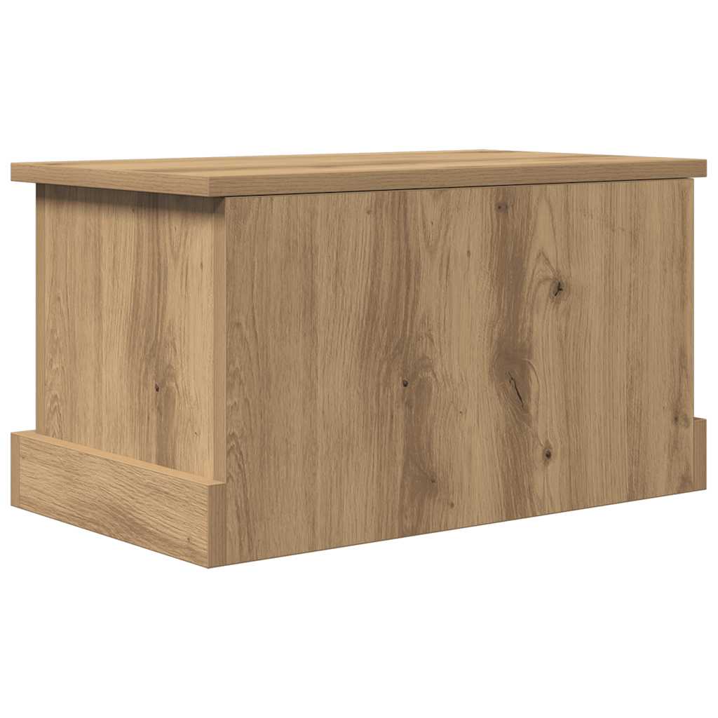 Opbergbox 30x50x28 cm bewerkt hout artisanaal eikenkleurig is nu te koop bij PeponiXL, paradijselijk wonen!