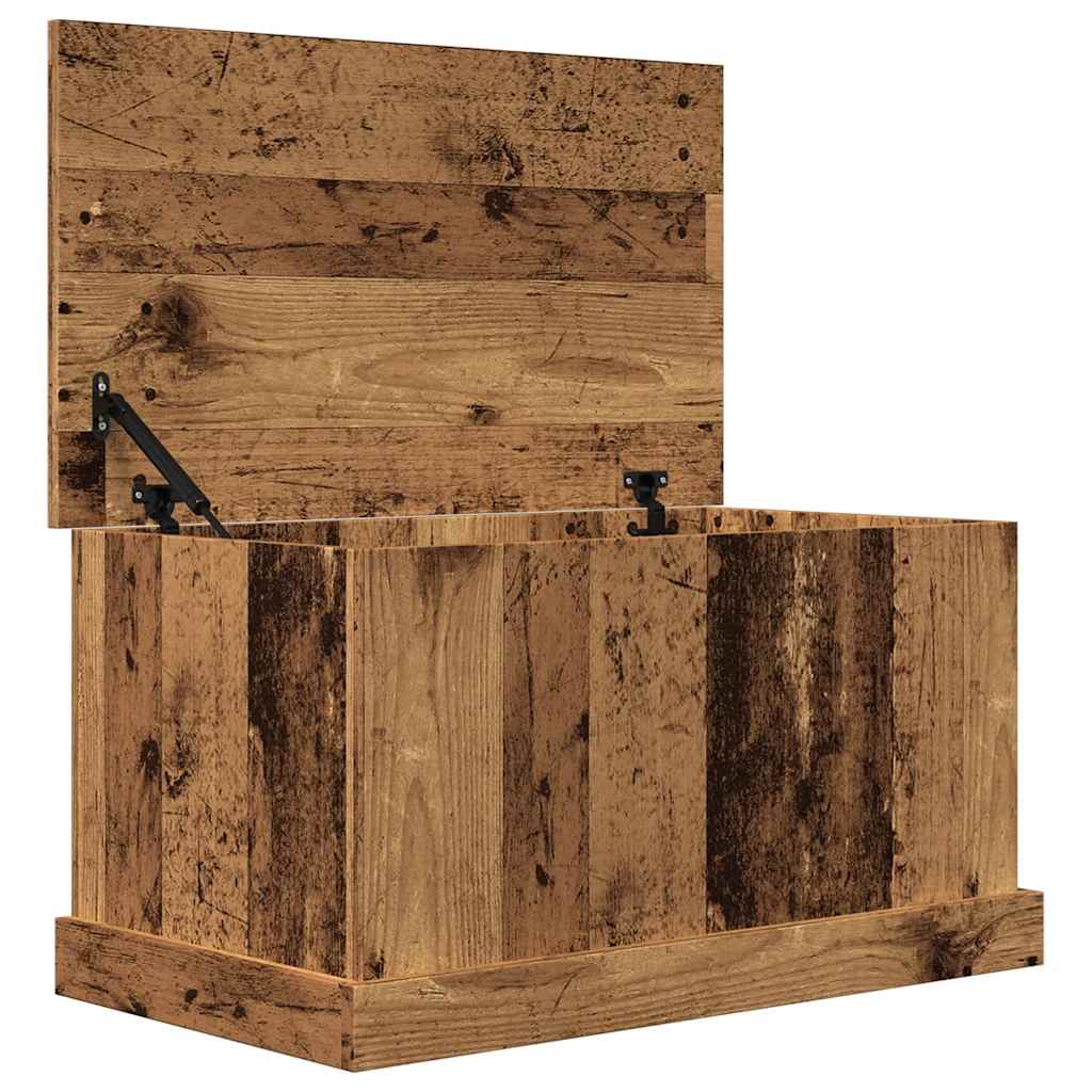 Opbergbox 70x40x38 cm bewerkt hout oud houtkleurig is nu te koop bij PeponiXL, paradijselijk wonen!
