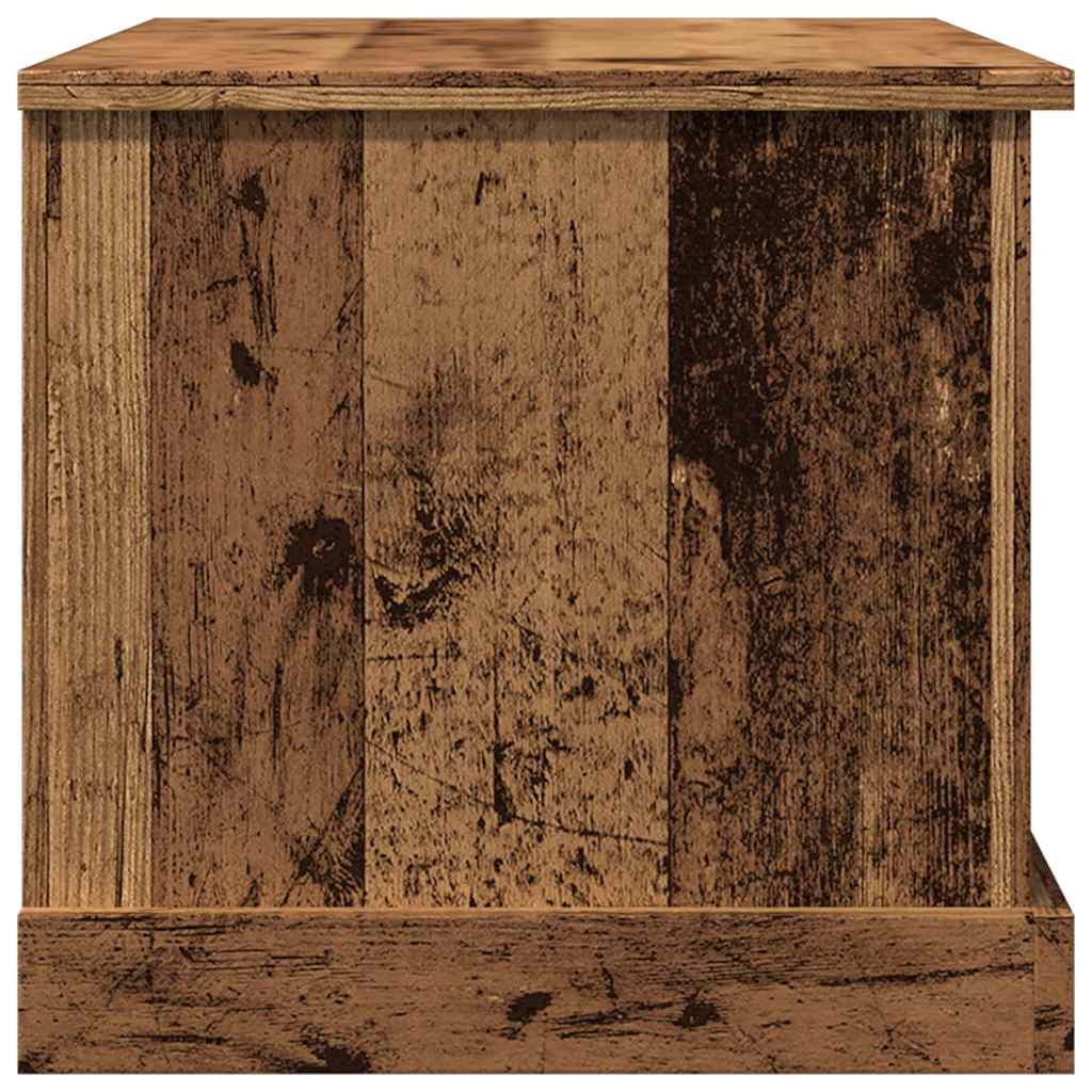 Opbergbox 70x40x38 cm bewerkt hout oud houtkleurig is nu te koop bij PeponiXL, paradijselijk wonen!