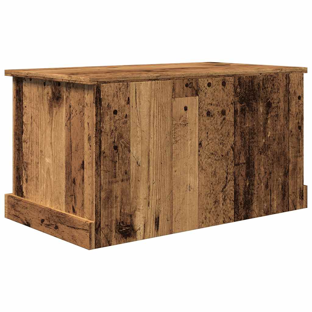 Opbergbox 70x40x38 cm bewerkt hout oud houtkleurig is nu te koop bij PeponiXL, paradijselijk wonen!
