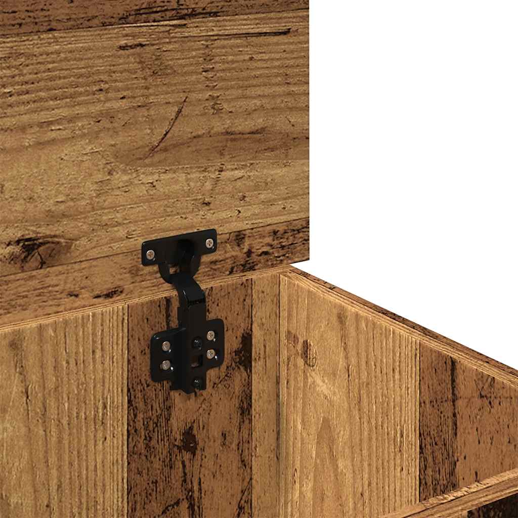 Opbergbox 70x40x38 cm bewerkt hout oud houtkleurig is nu te koop bij PeponiXL, paradijselijk wonen!
