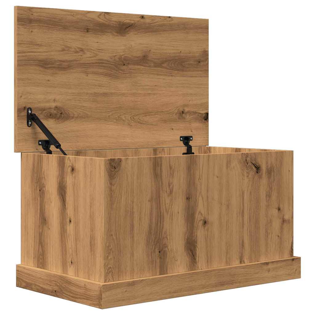 Opbergbox 70x40x38 cm bewerkt hout artisanaal eikenkleurig is nu te koop bij PeponiXL, paradijselijk wonen!