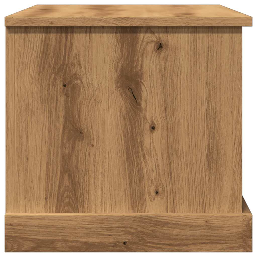Opbergbox 70x40x38 cm bewerkt hout artisanaal eikenkleurig is nu te koop bij PeponiXL, paradijselijk wonen!