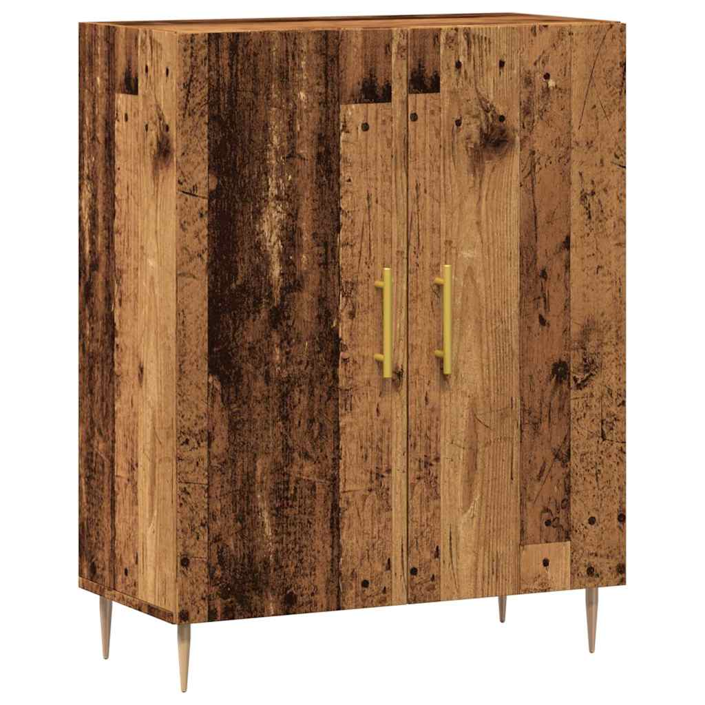 Dressoir 69,5x34x90 cm bewerkt hout oud houtkleurig is nu te koop bij PeponiXL, paradijselijk wonen!