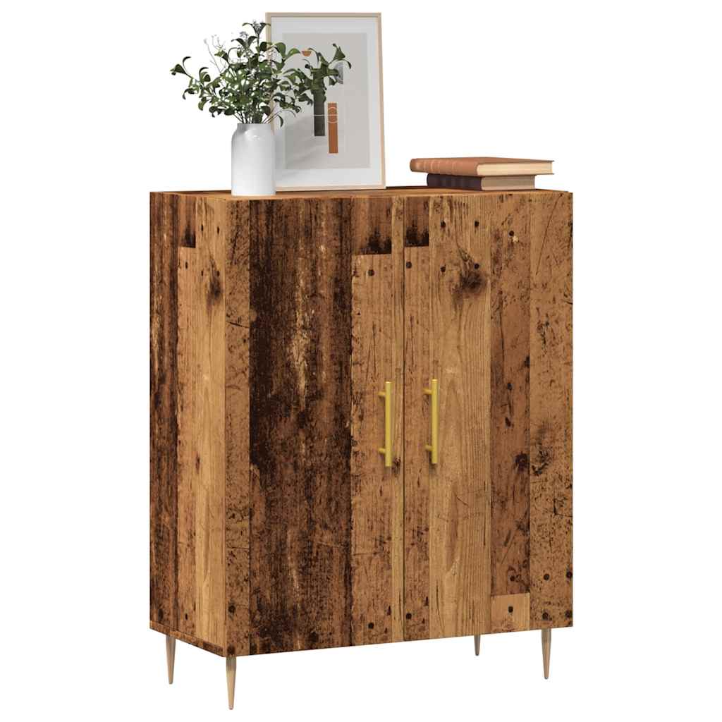 Dressoir 69,5x34x90 cm bewerkt hout oud houtkleurig is nu te koop bij PeponiXL, paradijselijk wonen!