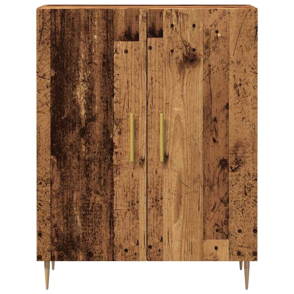Dressoir 69,5x34x90 cm bewerkt hout oud houtkleurig is nu te koop bij PeponiXL, paradijselijk wonen!