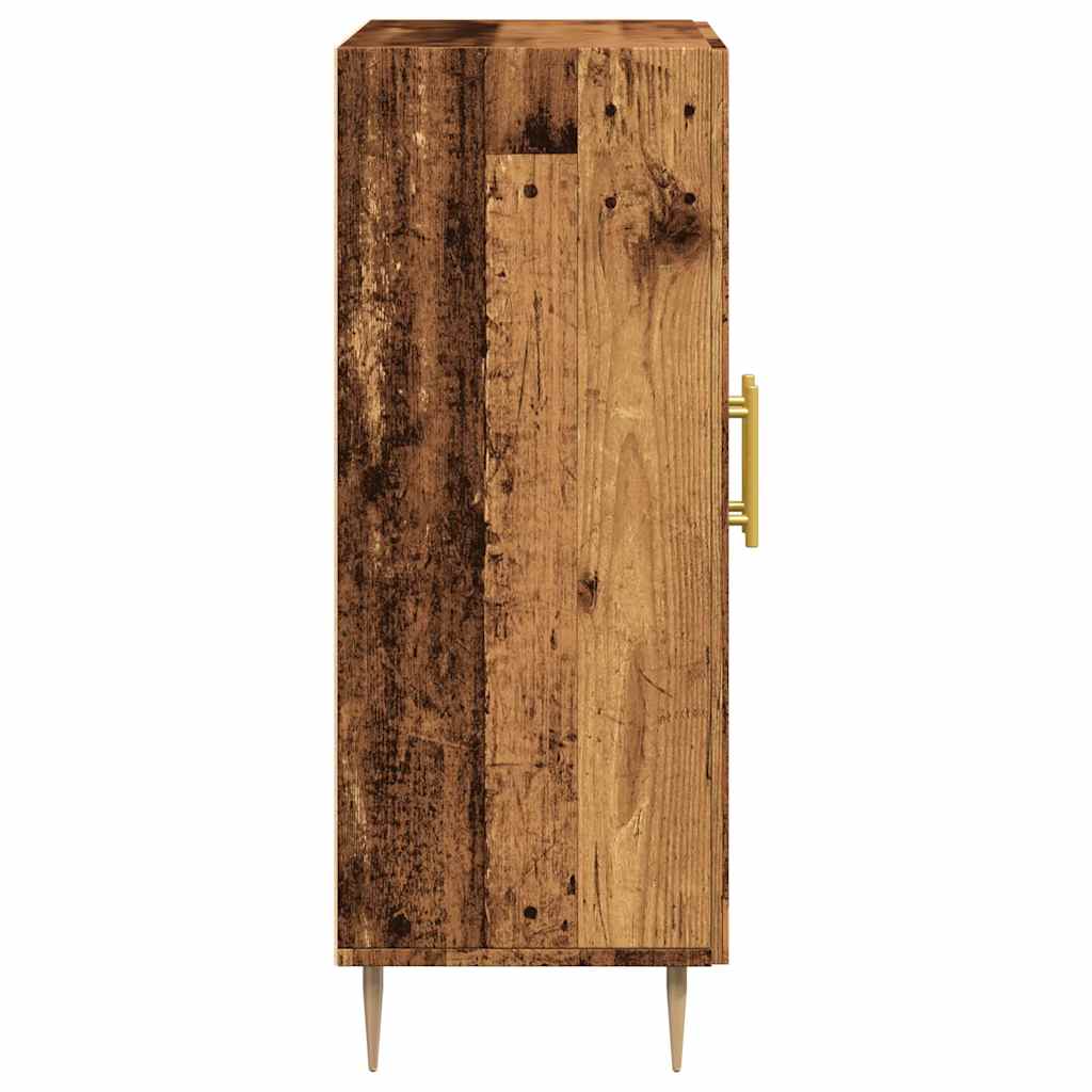Dressoir 69,5x34x90 cm bewerkt hout oud houtkleurig is nu te koop bij PeponiXL, paradijselijk wonen!
