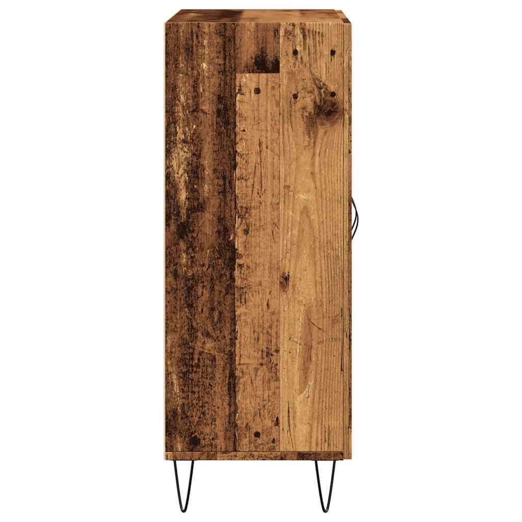 Dressoir 69,5x34x90 cm bewerkt hout oud houtkleurig is nu te koop bij PeponiXL, paradijselijk wonen!