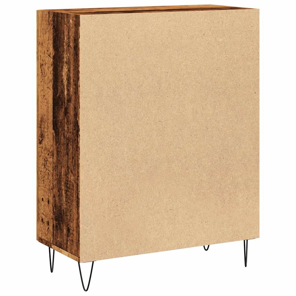 Dressoir 69,5x34x90 cm bewerkt hout oud houtkleurig is nu te koop bij PeponiXL, paradijselijk wonen!