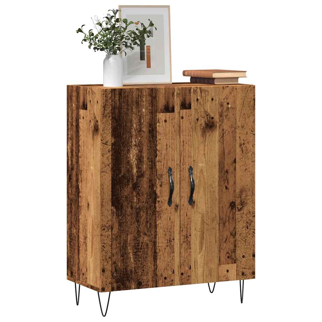 Dressoir 69,5x34x90 cm bewerkt hout oud houtkleurig is nu te koop bij PeponiXL, paradijselijk wonen!