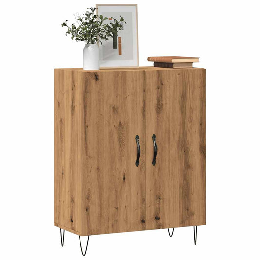 Dressoir 69,5x34x90 cm bewerkt hout artisanaal eikenkleur is nu te koop bij PeponiXL, paradijselijk wonen!