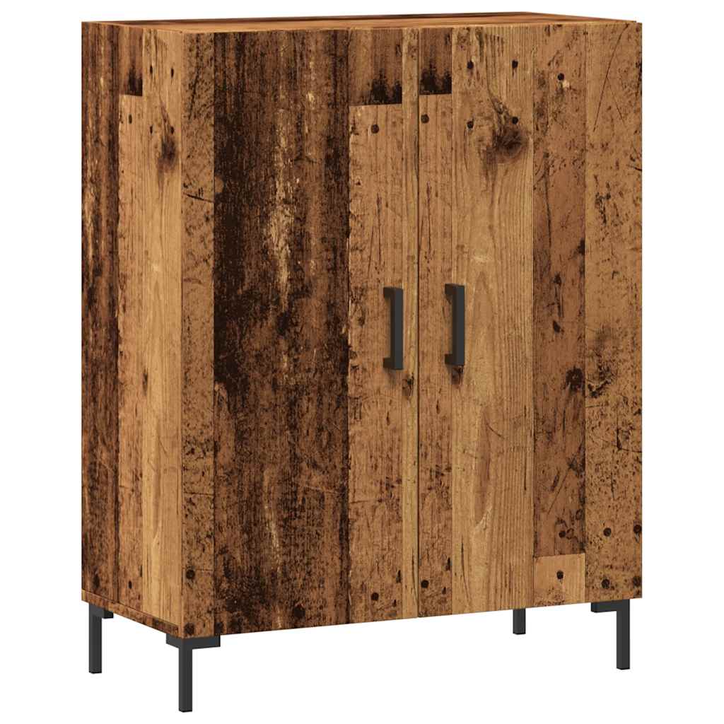 Dressoir 69,5x34x90 cm bewerkt hout oud houtkleurig is nu te koop bij PeponiXL, paradijselijk wonen!