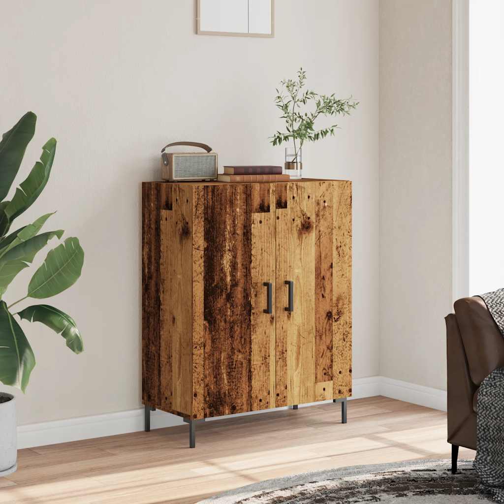 Dressoir 69,5x34x90 cm bewerkt hout oud houtkleurig is nu te koop bij PeponiXL, paradijselijk wonen!