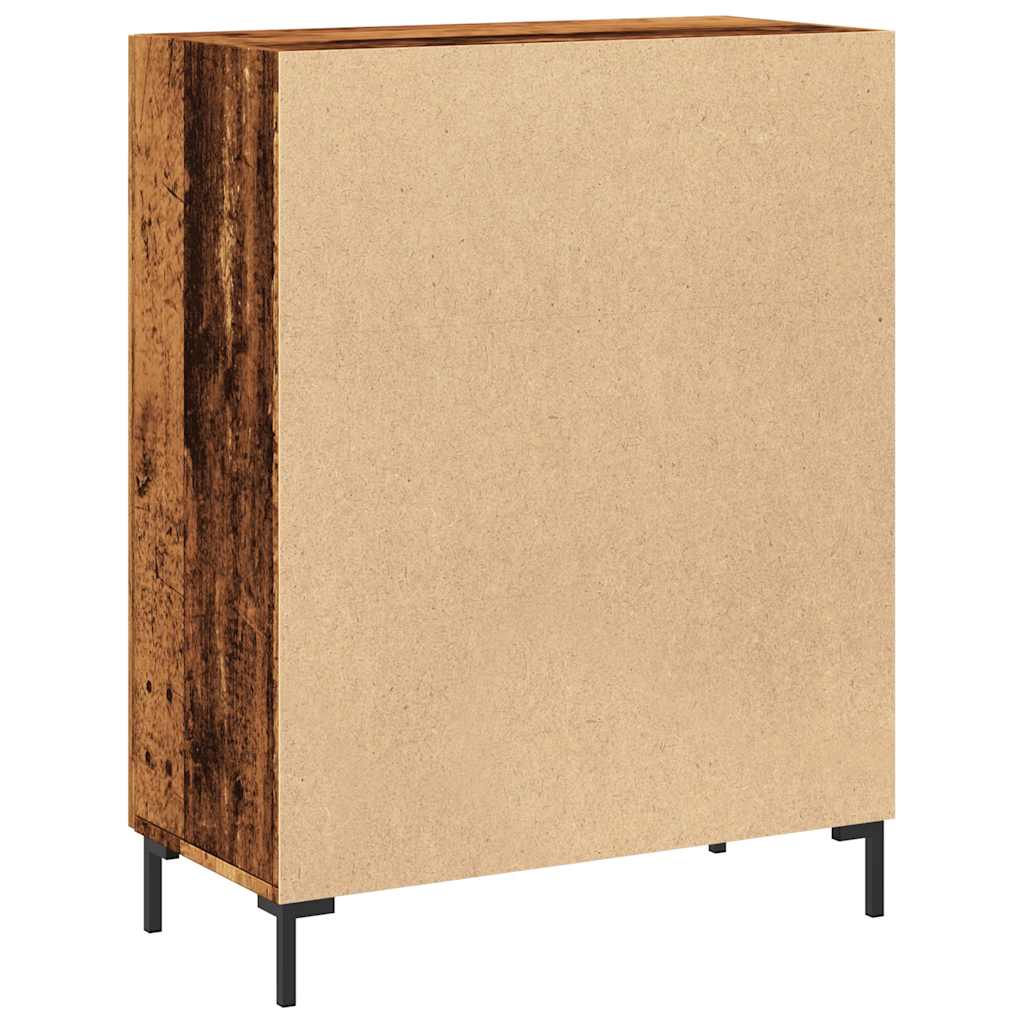 Dressoir 69,5x34x90 cm bewerkt hout oud houtkleurig is nu te koop bij PeponiXL, paradijselijk wonen!