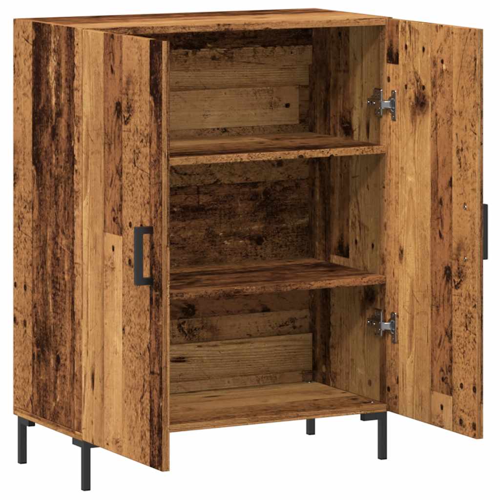 Dressoir 69,5x34x90 cm bewerkt hout oud houtkleurig is nu te koop bij PeponiXL, paradijselijk wonen!