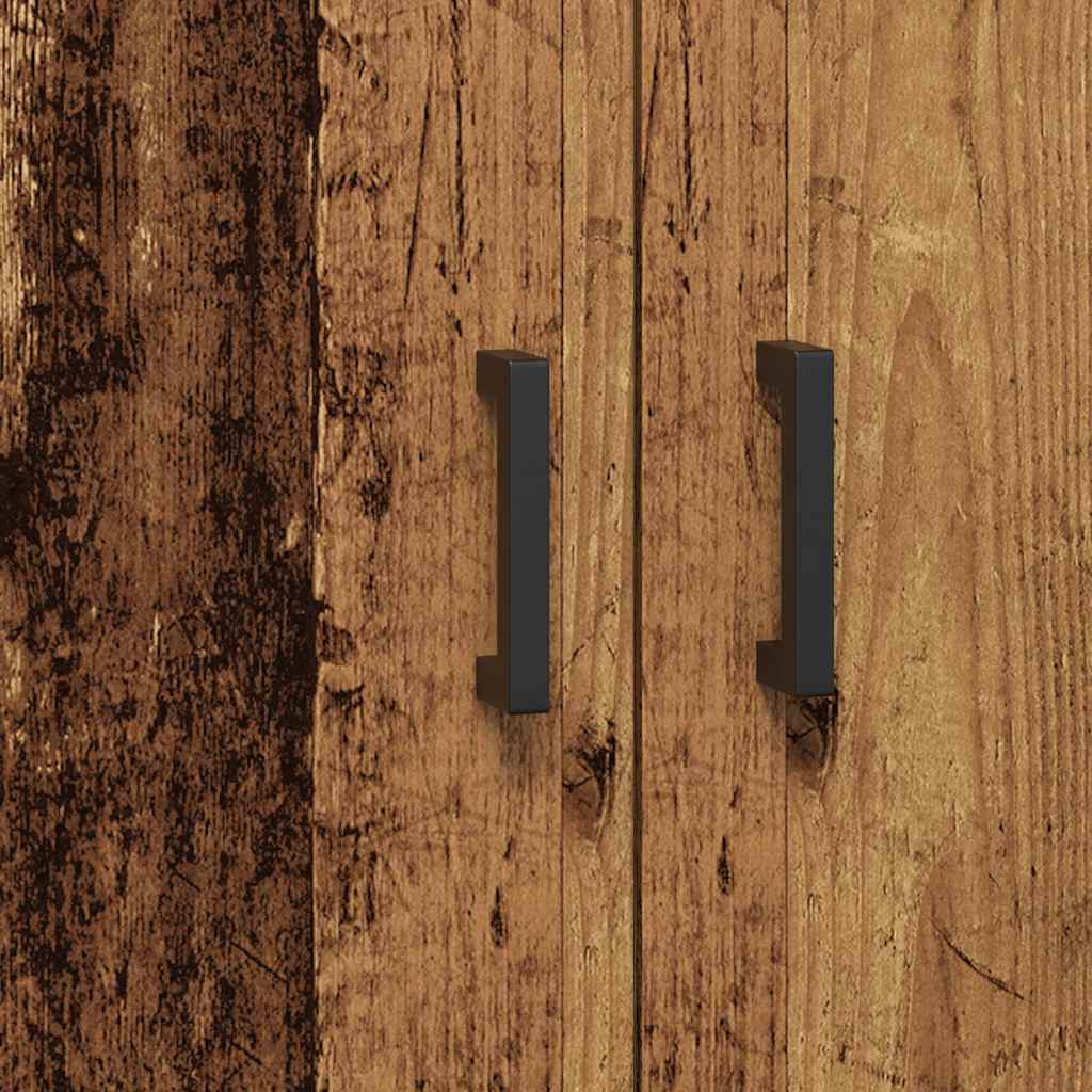 Dressoir 69,5x34x90 cm bewerkt hout oud houtkleurig is nu te koop bij PeponiXL, paradijselijk wonen!