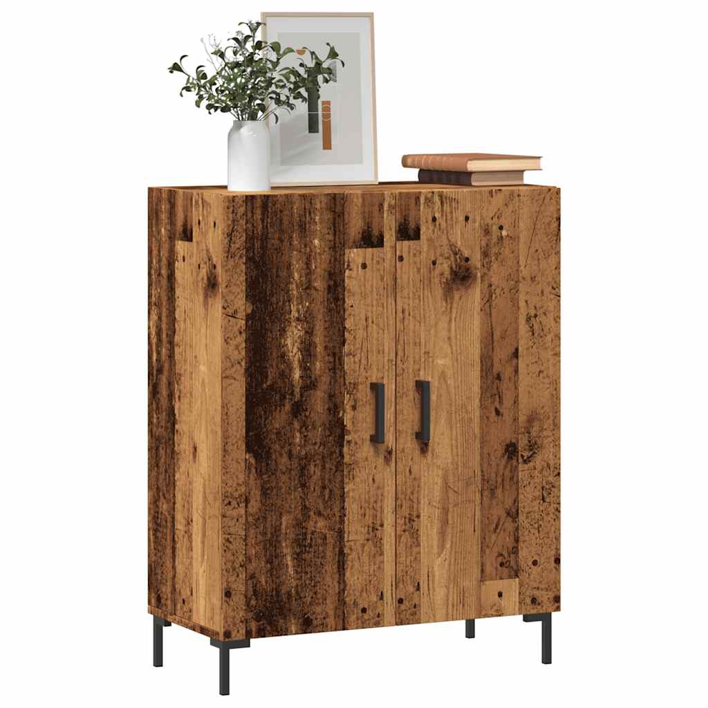 Dressoir 69,5x34x90 cm bewerkt hout oud houtkleurig is nu te koop bij PeponiXL, paradijselijk wonen!