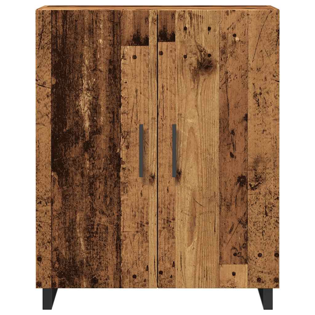 Dressoir 69,5x34x90 cm bewerkt hout oud houtkleurig is nu te koop bij PeponiXL, paradijselijk wonen!