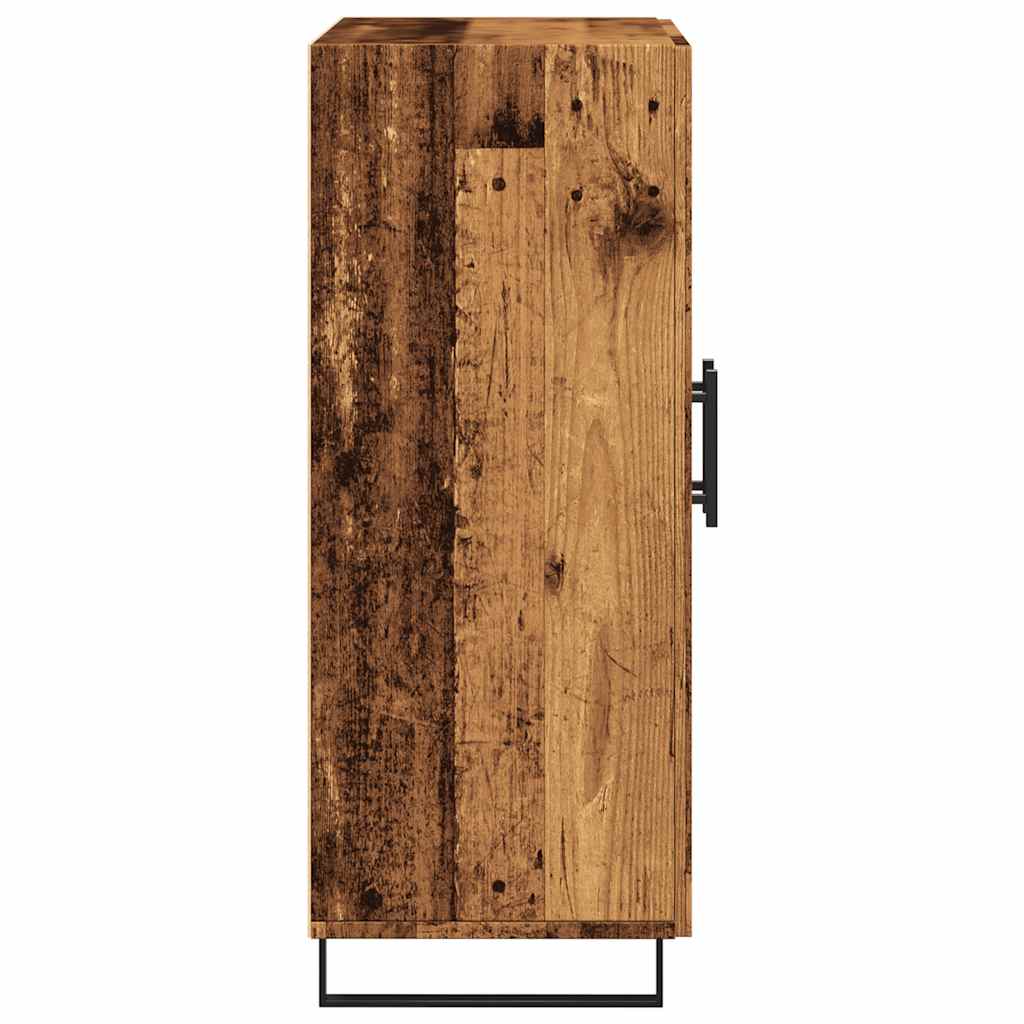 Dressoir 69,5x34x90 cm bewerkt hout oud houtkleurig is nu te koop bij PeponiXL, paradijselijk wonen!
