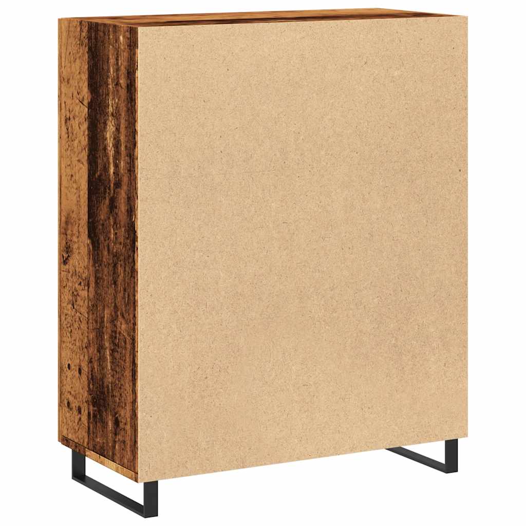 Dressoir 69,5x34x90 cm bewerkt hout oud houtkleurig is nu te koop bij PeponiXL, paradijselijk wonen!