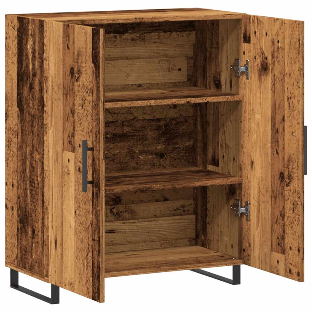 Dressoir 69,5x34x90 cm bewerkt hout oud houtkleurig is nu te koop bij PeponiXL, paradijselijk wonen!