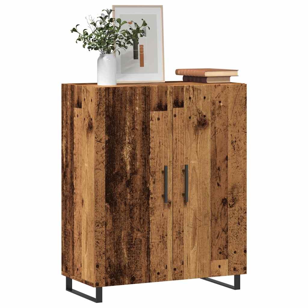 Dressoir 69,5x34x90 cm bewerkt hout oud houtkleurig is nu te koop bij PeponiXL, paradijselijk wonen!