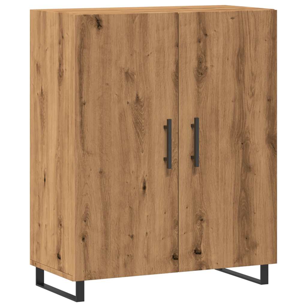 Dressoir 69,5x34x90 cm bewerkt hout artisanaal eikenkleur is nu te koop bij PeponiXL, paradijselijk wonen!