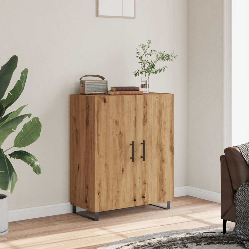 Dressoir 69,5x34x90 cm bewerkt hout artisanaal eikenkleur is nu te koop bij PeponiXL, paradijselijk wonen!
