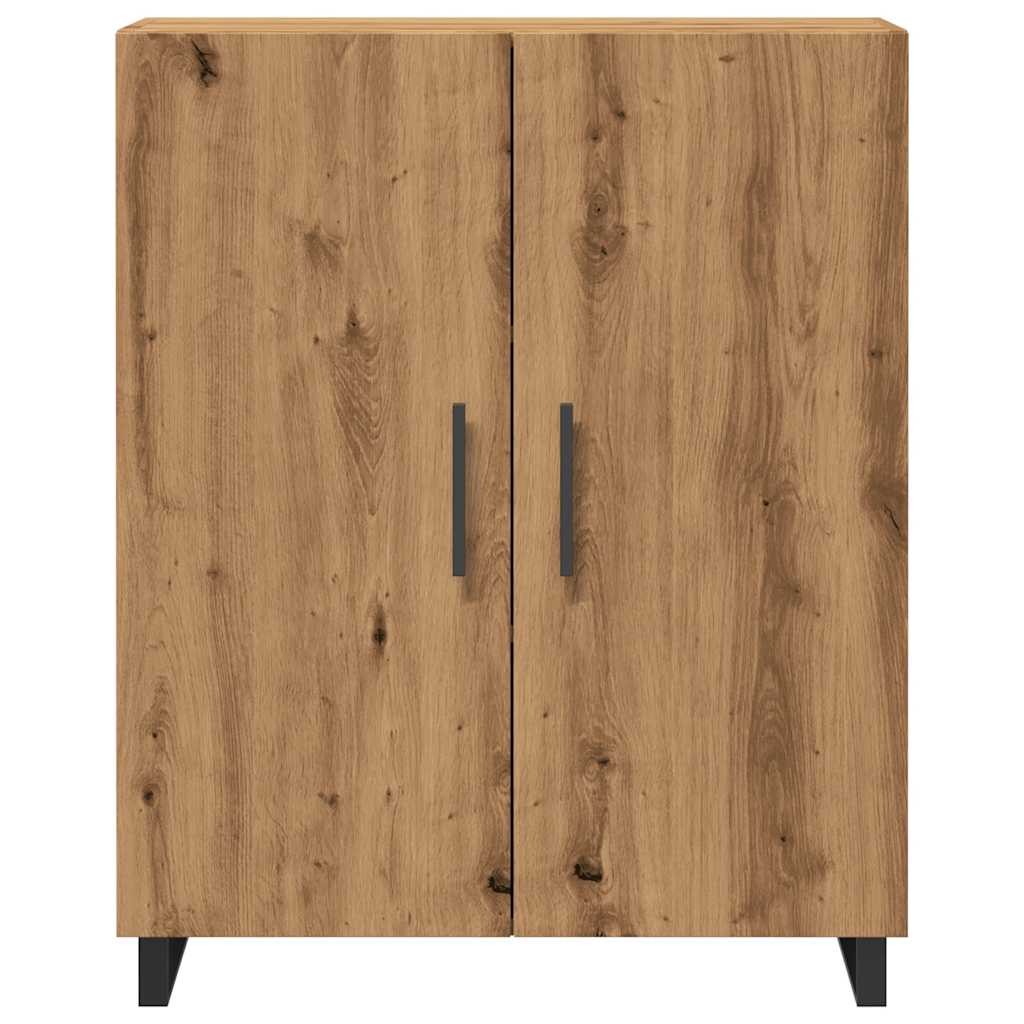 Dressoir 69,5x34x90 cm bewerkt hout artisanaal eikenkleur is nu te koop bij PeponiXL, paradijselijk wonen!
