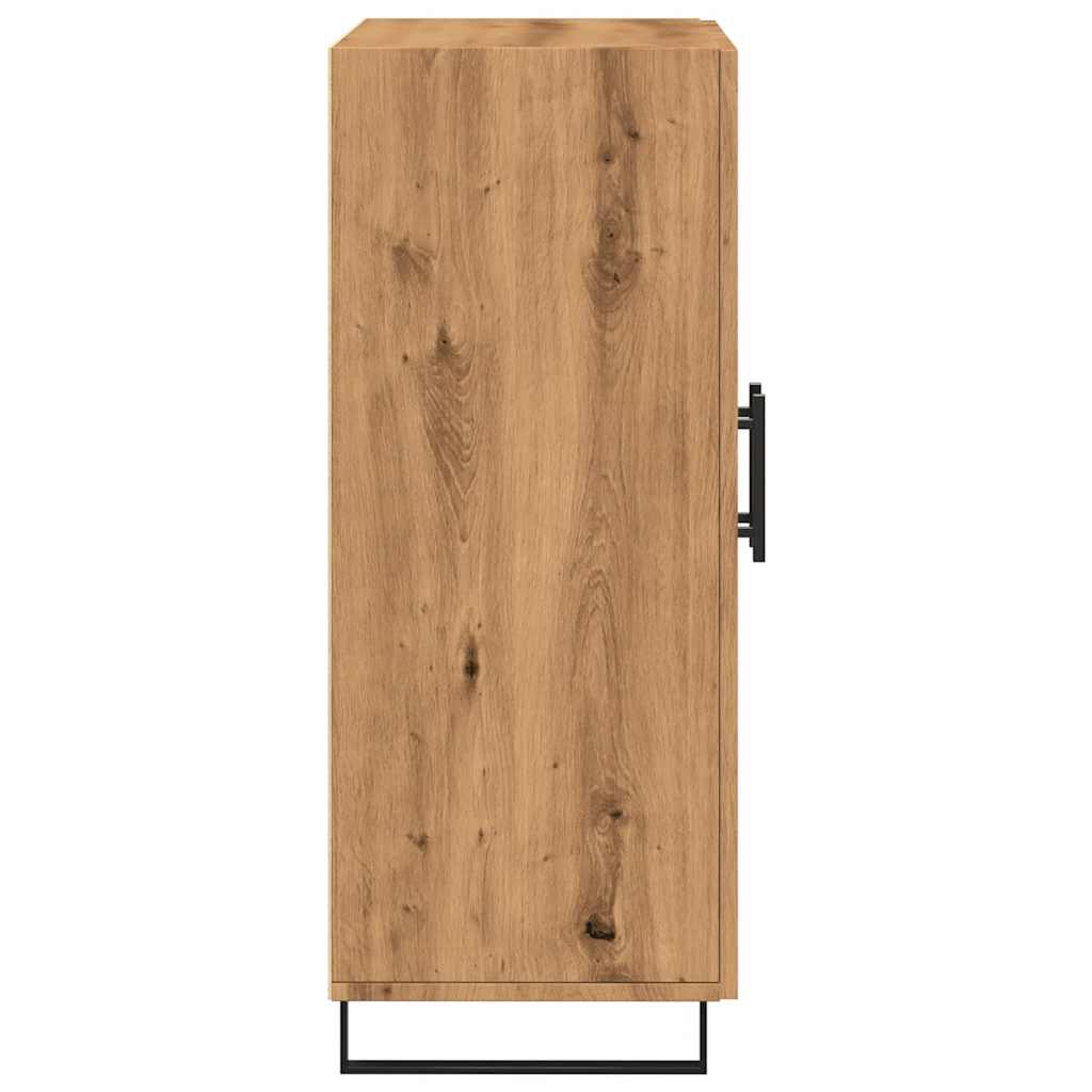 Dressoir 69,5x34x90 cm bewerkt hout artisanaal eikenkleur is nu te koop bij PeponiXL, paradijselijk wonen!