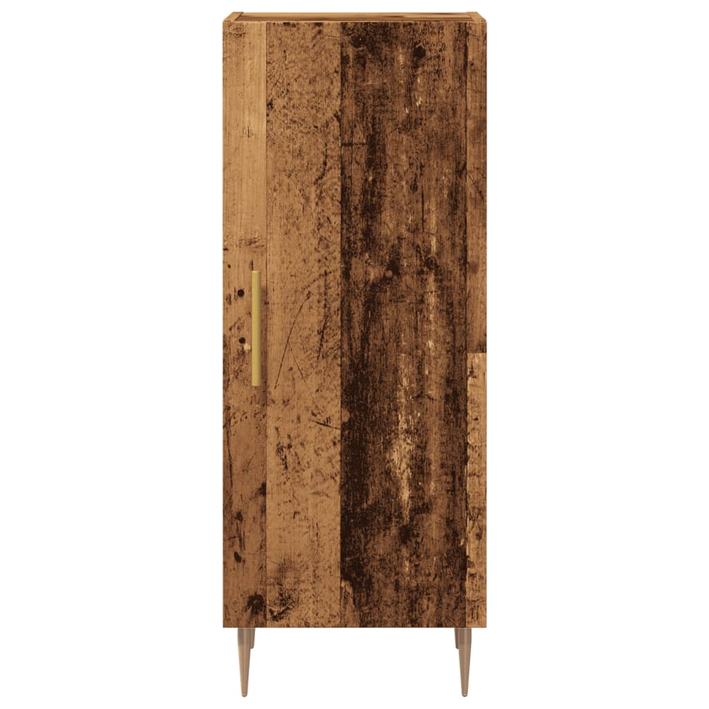 Dressoir 34,5x34x90 cm bewerkt hout oud houtkleurig is nu te koop bij PeponiXL, paradijselijk wonen!
